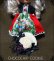 画像3: 商品紹介　白雪姫ワンピース+黒薔薇リボン麦わら帽子セット (3)
